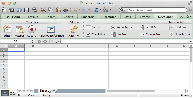 free ms excel for mac